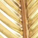 Декоративное настенное украшение "Золотое перо" металл, 99х15 см